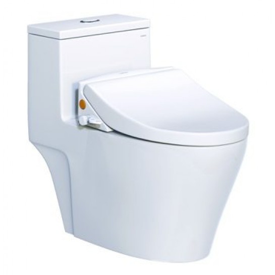 Bàn Cầu Nắp Rửa Cơ Caesar CD1356/TAF050 1 Khối
