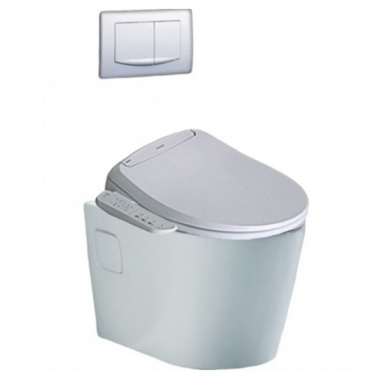 Bồn Cầu CAESAR CPT1503/TAF400H Treo Tường Nắp Điện Tử