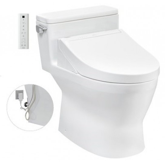 Bồn Cầu Điện Tử TOTO MS188VKW14 Nắp Washlet TCF24410AAA