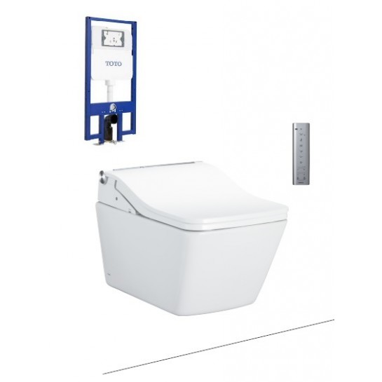 Bồn Cầu Điện Tử TOTO MS625CDW17 Nắp Rửa Washlet TCF23460AAA C2 Giấu Dây