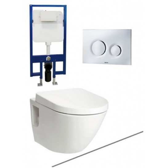 Bồn Cầu TOTO CW762/WH172A/MB174P#SS Treo Tường