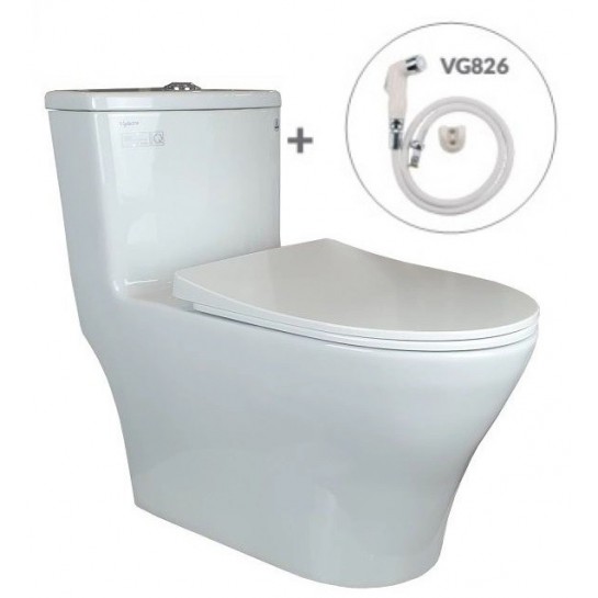 Bồn Cầu 2 Khối TOTO CS302DT3 Nắp Êm TC385VS