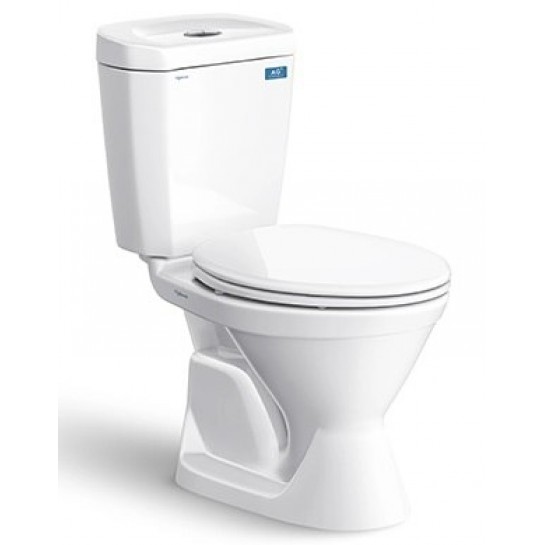 Bồn Cầu Viglacera VI44 2 Khối Nắp Thường