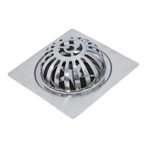 cầu chắn rác SUS304 đế vuông 150x150 ống 114