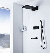 Sen âm tường nóng lạnh Kaniss KS-3075TD màu đen: Công nghệ Nhật Bản, thiết kế hiện đại, bảo hành 5 năm