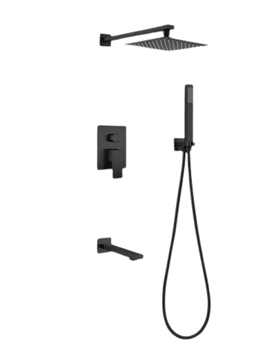 Sen tắm âm tường Kaniss KS-3024AD màu đen: Phong cách hiện đại từ công nghệ Nhật Bản