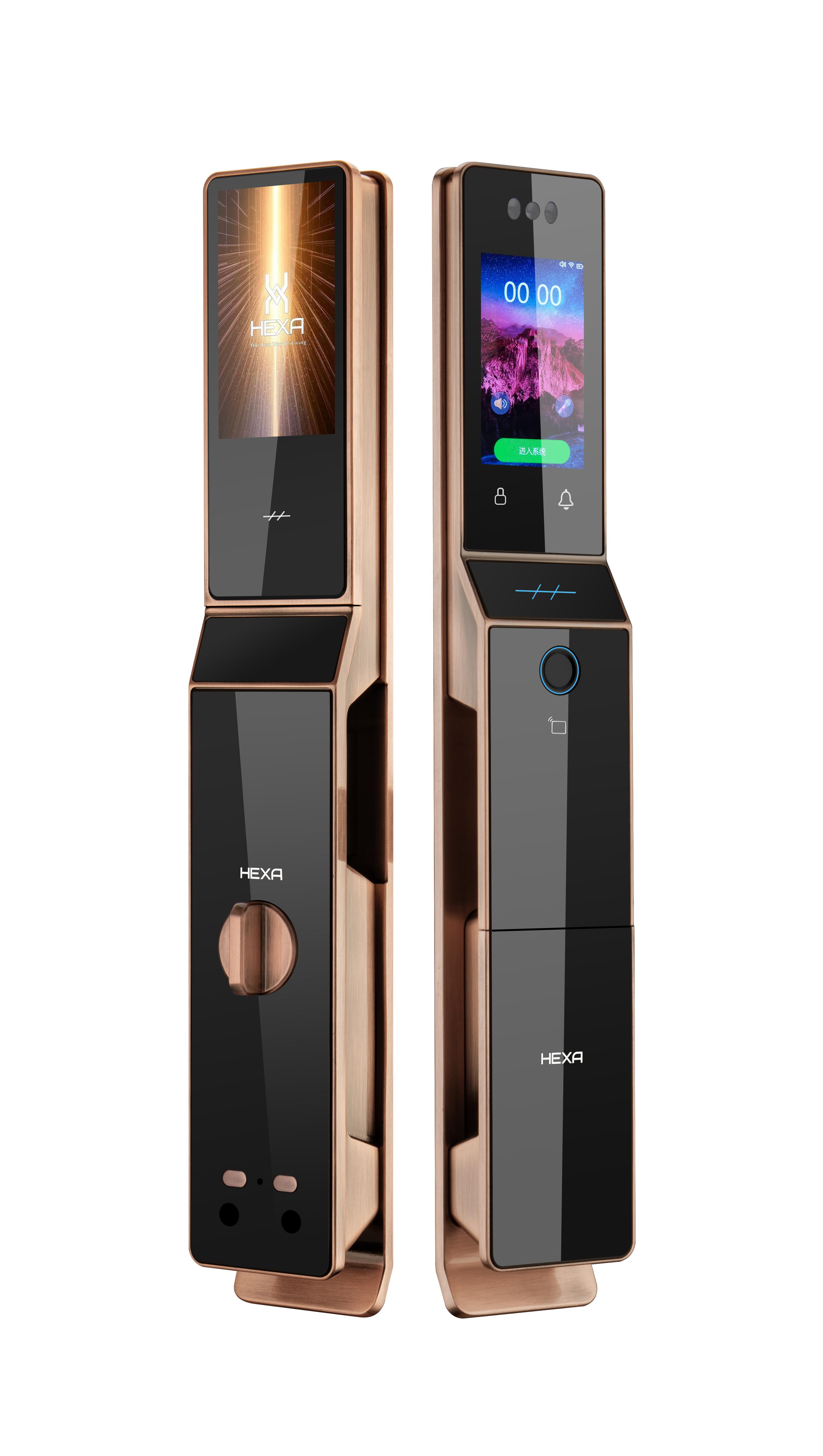 Khóa cửa Thông minh Hexa P100M - Promax mạ vàng