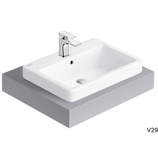 Chậu Rửa Lavabo Đặt Bàn Viglacera V72
