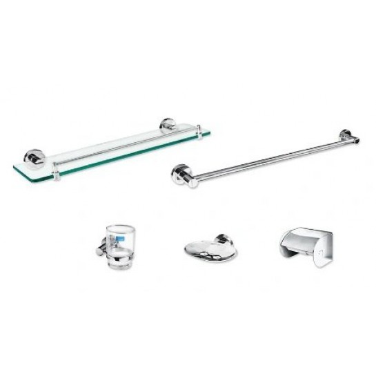 Bộ Phụ Kiện Phòng Tắm Viglacera VG92 (VGPK02) 5 Món Inox