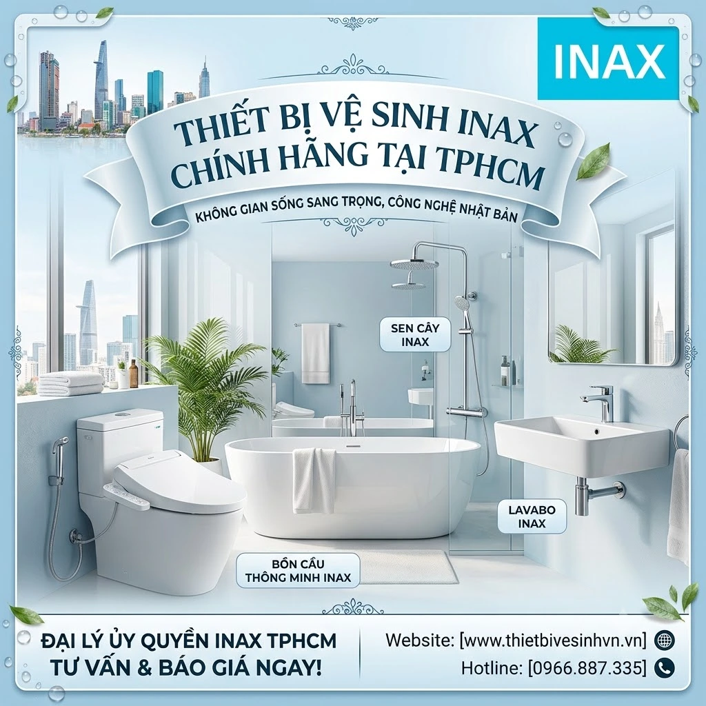 thiết bị vệ sinh inax tphcm