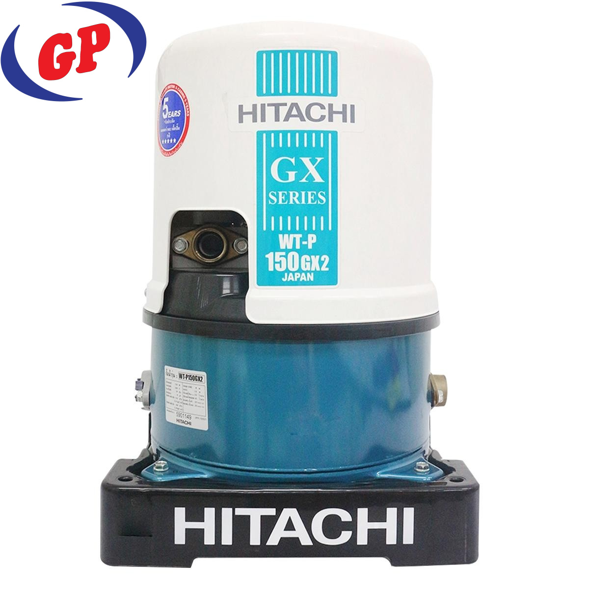 Máy bơm nước tăng áp Hitachi WT-150GX2-SPV – Nhập khẩu Thái Lan
