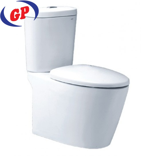 Bồn Cầu CAESAR CD1348 Thùng T1148 Nắp Êm