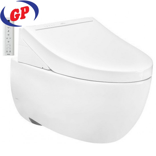 Bồn Cầu TOTO CW812REA/TCF24460AAA/WH172AT/TCA465 Nắp Điện Tử Treo Tường