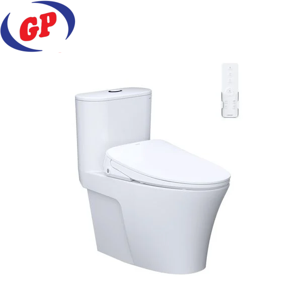 Bồn Cầu Nắp Điện Tử CAESAR CD1395/TAF710H 1 Khối
