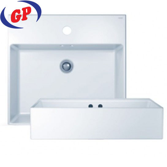 Chậu Rửa Lavabo CAESAR LF5263 Đặt Bàn Chữ Nhật