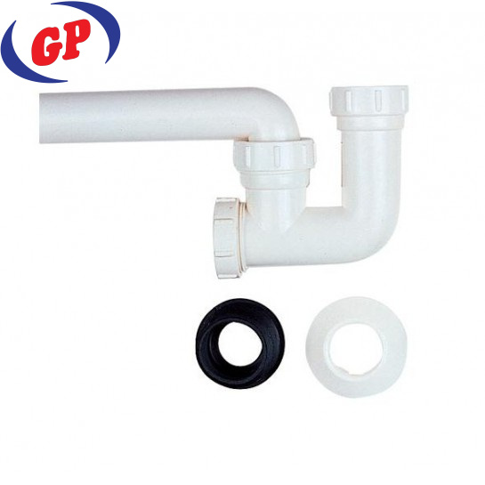 Co Chữ P Caesar BF405P Nhựa Gắn Lavabo