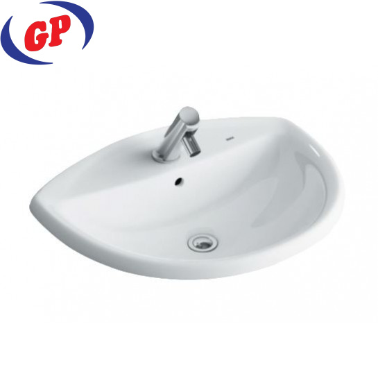 Chậu Rửa Lavabo Inax L-2396V Âm Bàn Dương Vành