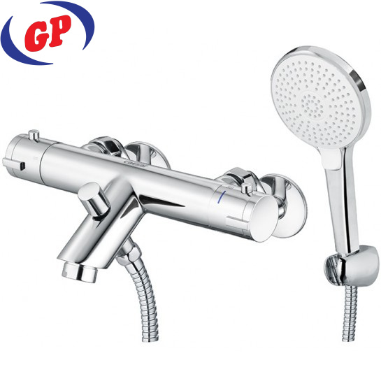 Vòi Sen Nhiệt Độ Caesar TS617 Tay 3 Chế Độ