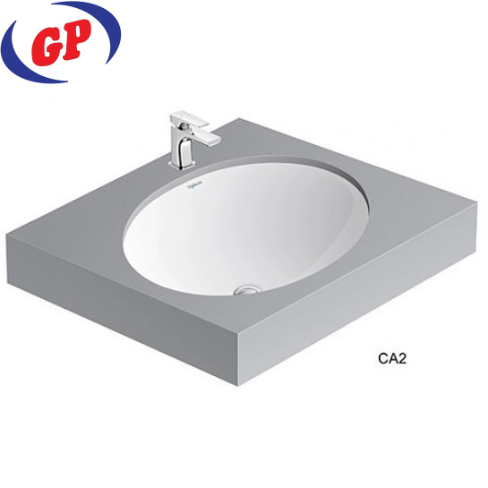 Chậu Rửa Mặt Lavabo Viglacera CA2 Âm Bàn