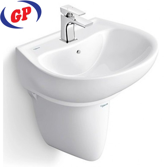 Chậu Rửa Lavabo Viglacera V39 Chân Treo